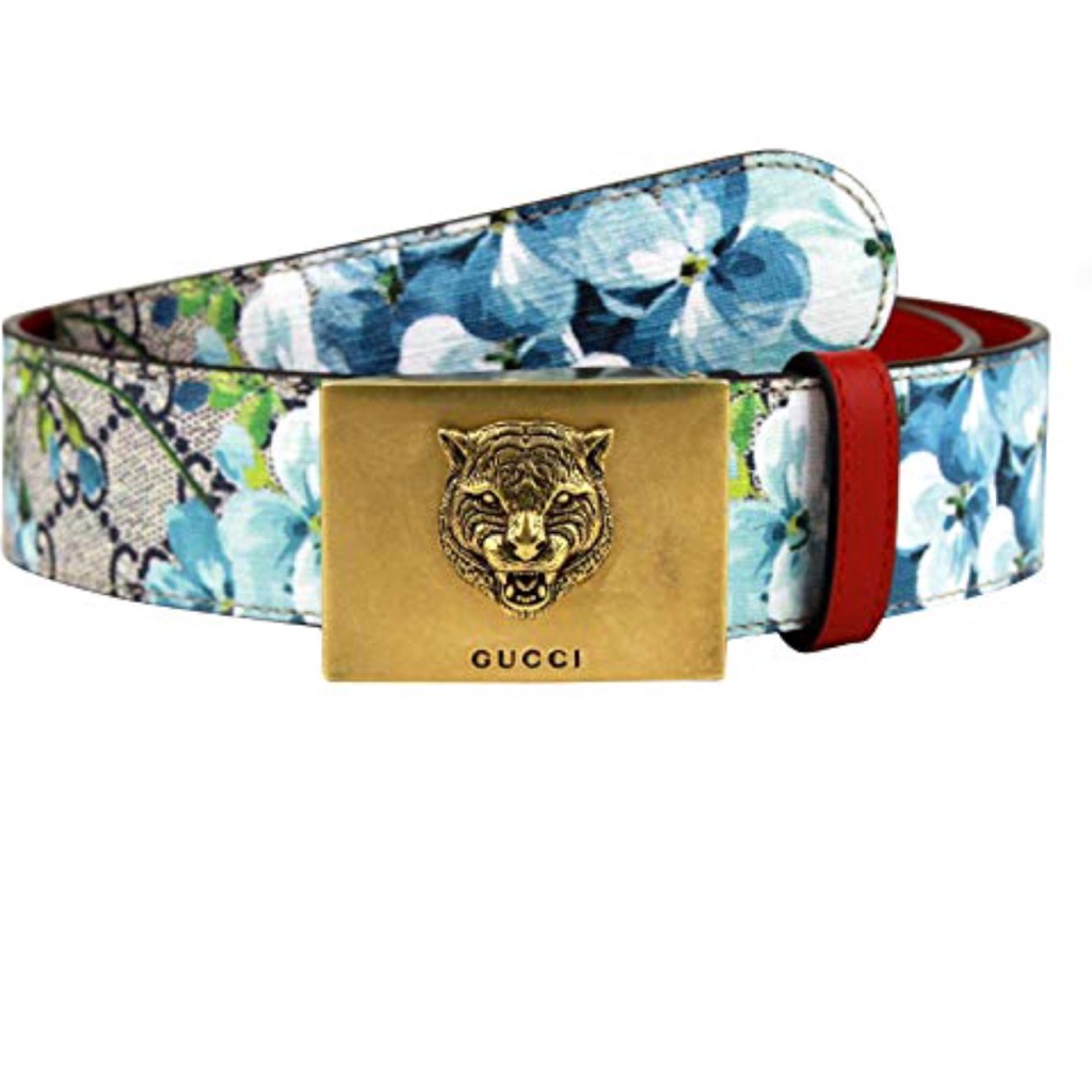Gucci Limited Tiger Gg Blooms Place Moon Belt Size 80b